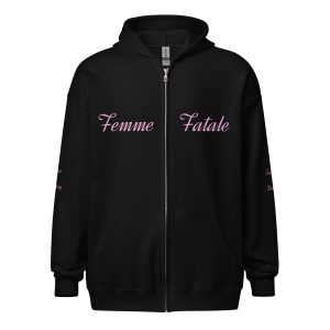 "Femme Fatale" Unisex heavy blend zip hoodie