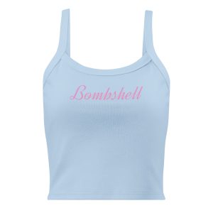 "Bombshell" Women’s micro-rib tank top