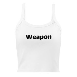 "Weapon" Women’s micro-rib tank top