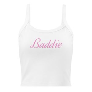 "Baddie" Women’s micro-rib tank top