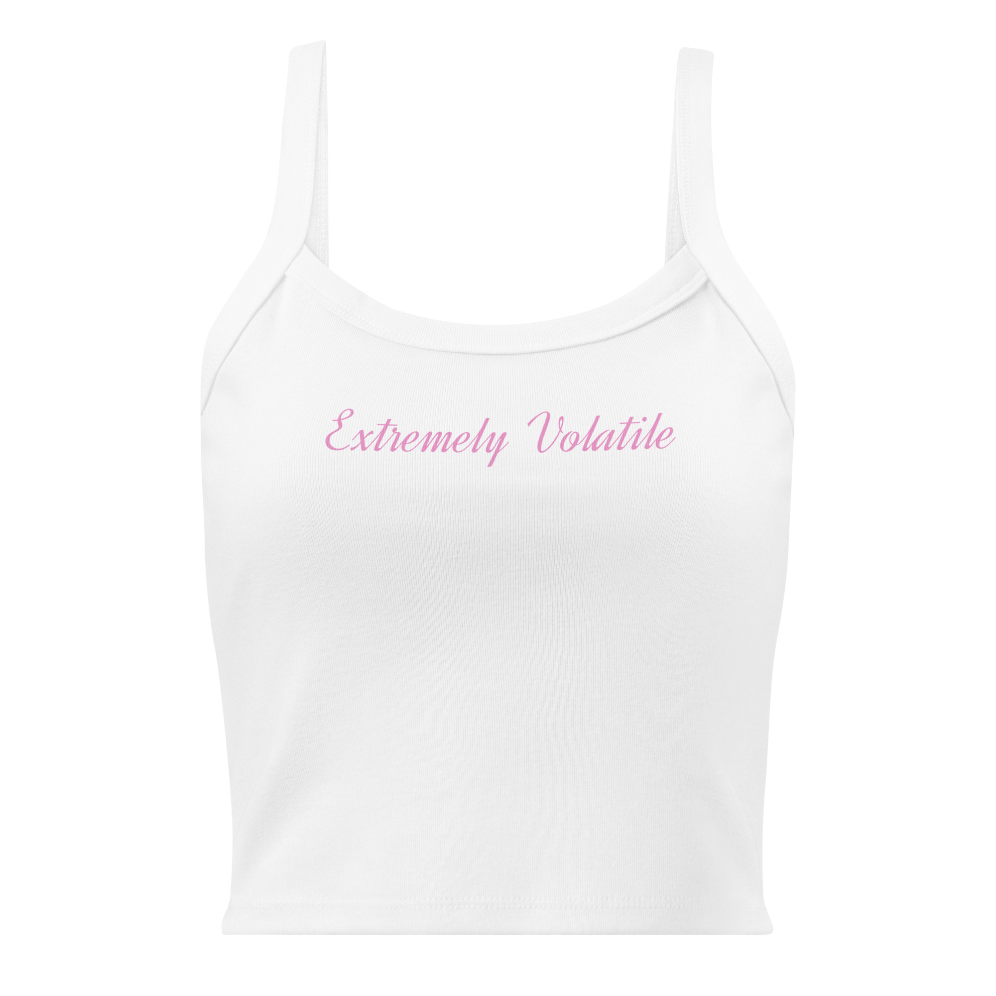 "Extremely Volatile" Women’s micro-rib tank top - Image 2